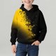 thumbnail image 4 of Sudadera con capucha para niño, con estampado de color, manga larga, informal, deportiva, con capucha, manga larga, sudadera con capucha, top con inserciones en los hombros, blusa de poliéster para ni, 4 of 7