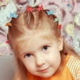 thumbnail image 6 of 50 Pieces Butterfly Hair Clips Pastel Hair Clips Mini Cute Clips Hair Accessories for Hair 90s Girls Women with Box Package, Matte Colors, 6 of 14