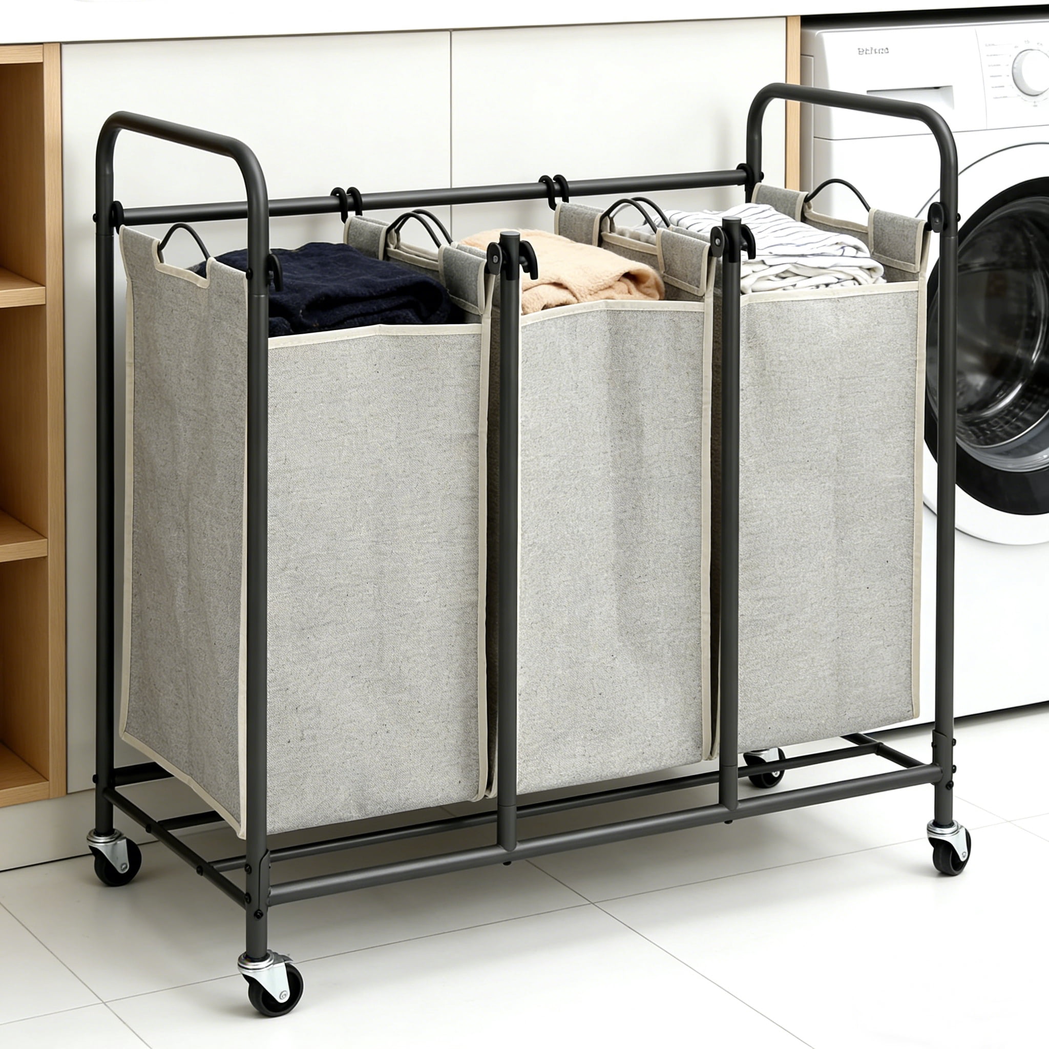 Free Shipping! Better Homes & Gardens Laundry Sorter, 3 Bag Metal