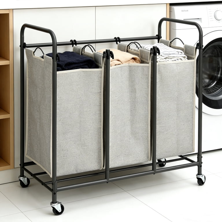 Free Shipping! Better Homes & Gardens Laundry Sorter, 3 Bag Metal