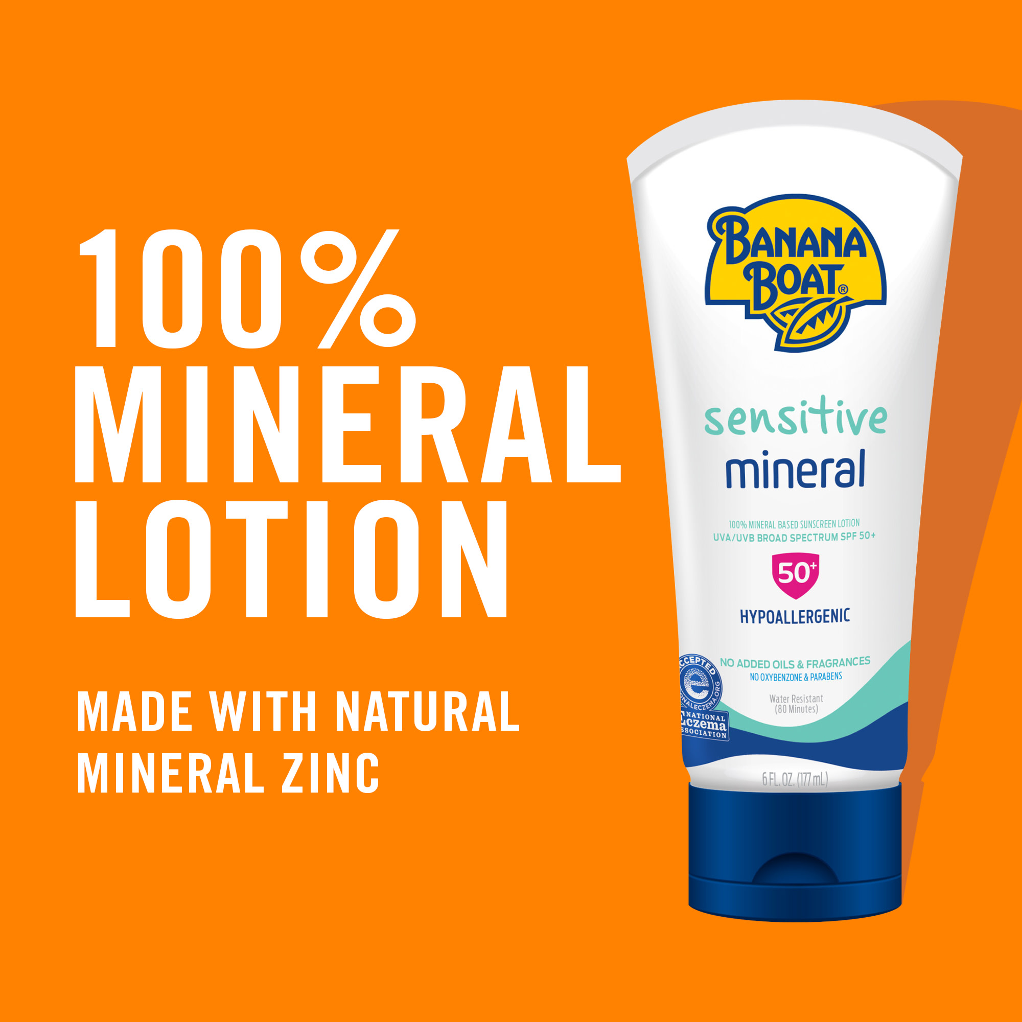 banana boat sensitive