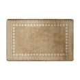 thumbnail image 2 of Zynviq Area Rugs 23.6" X 15.7" Solid Color Throw Rug Linen Washable Khaki Rectangular Small Rug for Living Room, 2 of 6