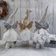 thumbnail image 3 of Artículos decorados de Navidad rellenos de pie de la decoración de la muñeca de la muchacha del ornamento del ángel de la nueva llegada 2023, 3 of 4