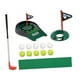 thumbnail image 3 of Juego de Golf, Juego de Mesa para Practicar Putting, Juego de Golf de Oficina con Palos, Pelotas Y Tapete para Interiores Y Exteriores., 3 of 9