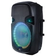 thumbnail image 4 of QFX 15 Inch Rechargeable Bluetooth Speaker with LED Lights and Microphone, 4 of 6