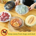 thumbnail image 5 of 200 Bowl Covers for Bread Proofing - Medium Plastic Wrap Food Sourdough Baking Rising Elastic Reusable Plate Covers Outdoor Food Fresh Keeping Bags Shower Cap Hair Deep Conditioning, 5 of 6
