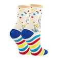 thumbnail image 3 of Women’s Novelty Crew Socks, Crazy Funny Cotton Dress Socks Gift - Blow Pop, 3 of 4