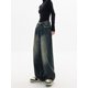 thumbnail image 4 of Pantalones vaqueros de cintura alta para mujer, ropa de calle estilo Harajuku Vintage BF, holgados, a la moda, de pierna ancha, 4 of 4