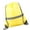 Yellow, variant on Portable Fitness Handbag Light Weight Reflective Drawstring Gym Backpack for Running Cycling Sports Shoulder Bag