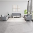 thumbnail image 4 of Siena 2-Seat Lounge Reception Waiting Tandem Seating / Brushed Steel Legs / Gray, 4 of 6