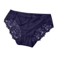 thumbnail image 2 of HUPOM High Waisted Underwear For Women Tummy Control Underwear High Waist Activewear Tie Elastic Waist Blue One Size, 2 of 4