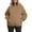 Camel, variant on dGslk Women's Plus Size Fleece Hoodie Sweatshirt Casual Long Sleeve Pullover with Kangaroo Pocket Soft Warm Oversized Top Black L