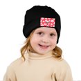 thumbnail image 3 of Hello kitty Knitted hat, short bucket hat with knitted cuffs, style for men and women, warm winter hat, 3 of 5