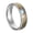 Silver, variant on Titanium Steel Ring for Men and Women Shell Ring Electroplated Creative Design Band 6MM Width Fashion Jewelry Ring Gift for Him or Her
