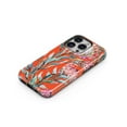thumbnail image 3 of DesignSkinz Scratch-Resistant Hard Slim Case Compatible with iPhone 13 (Compatible with MagSafe) - Summer Floral Coral v2, 3 of 9