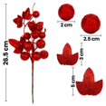 thumbnail image 2 of Pick De Uvas Grande Diamantadas 26.7cm | Fantasias Miguel Fantasias Miguel Mylin 9860, 2 of 2