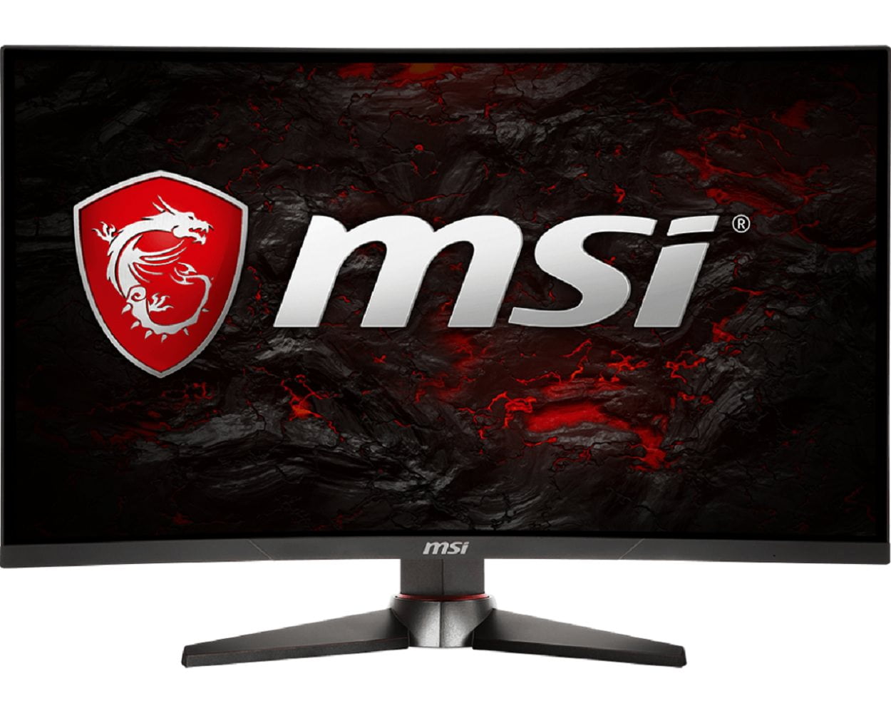 MSI OPTIXMAG27CQ Metallic Dark Gray - Red 27" 1ms (MPRT) / 4ms (GTG) HDMI Widescreen LED Backlight 2K 2560 x 1440 DVI & HDMI & DP Gaming Monitor 250 cd/m2 3000:1