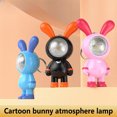 thumbnail image 2 of Led Light Lighting Key Chain Doll Rabbit Pendant Lamp Year Gifts Toy Photograph Props Light Accessories, 2 of 9