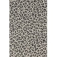 thumbnail image 3 of Unique Loom Safari Collection Léopard Animal Print Transitionnel Tapis d'Intérieur et d'Extérieur, 6 x 9 Pieds, Noir/gris Clair, 3 of 5