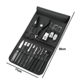 thumbnail image 2 of Professional Lemon Yellow Nail Clippers Set Pedicure Kit Stainless Steel with Luxurious Travel Case, 2 of 5