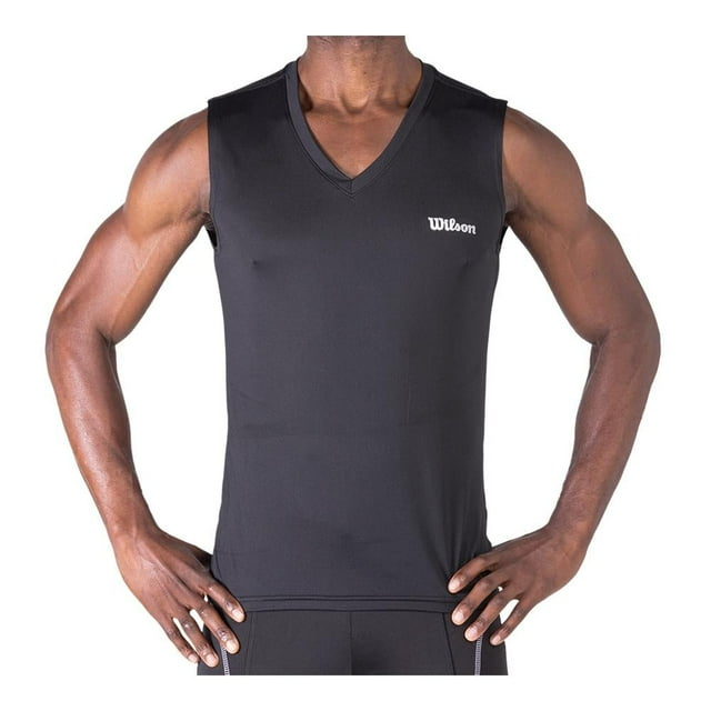 Playera Wilson para Mujer, Deportivo Negro Talla M