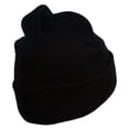 thumbnail image 4 of Cancer Color Ribbon Embroidered Long Beanie - Periwinkle OSFM, 4 of 5