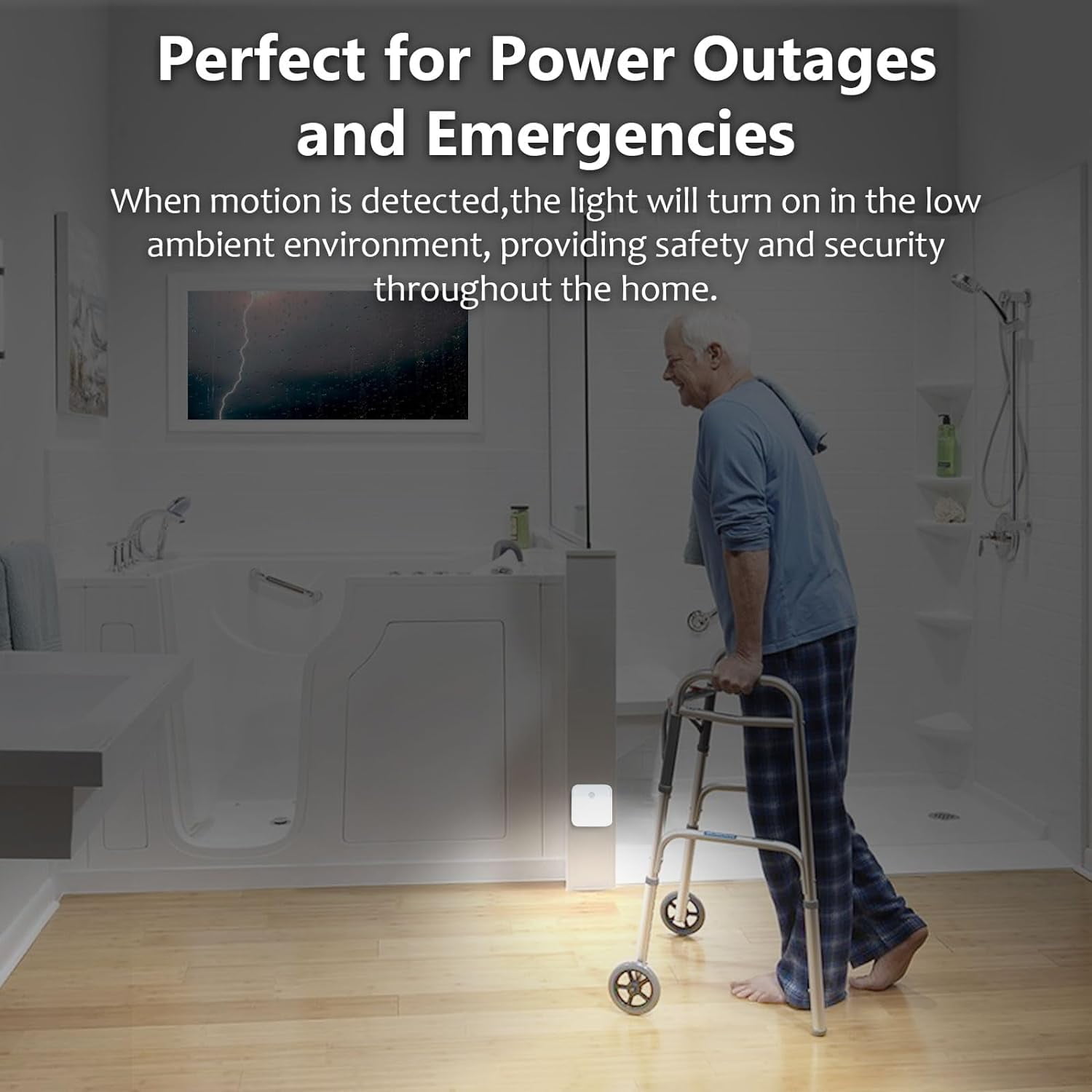 XIHAMA USB Rechargeable Battery Night Light Indoor,Stick-on Motion Sensor Puck Night Lights-No Need Plug Into Wall, Mini Motion Sensor Closet Lights for Stair Hallway Bedroom Toilet Cabinet