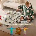 thumbnail image 4 of Sudadera Manta con Capucha Bedsure de Pan de Jengibre para Adultos y Niños, 4 of 6