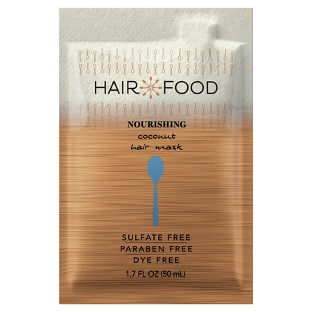 Hair Food Coconut Sulfate Free Hair Mask, 1.7 fl oz, Dye Free Nourishing