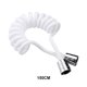 thumbnail image 4 of Bewildely Manguera de ducha telescópica, rociador de inodoro Flexible para baño, accesorio de pulverización a prueba de fugas para la ducha del Suministros de limpieza para el hogar 1.5 m blanco Bewildely HA069313-03, 4 of 6