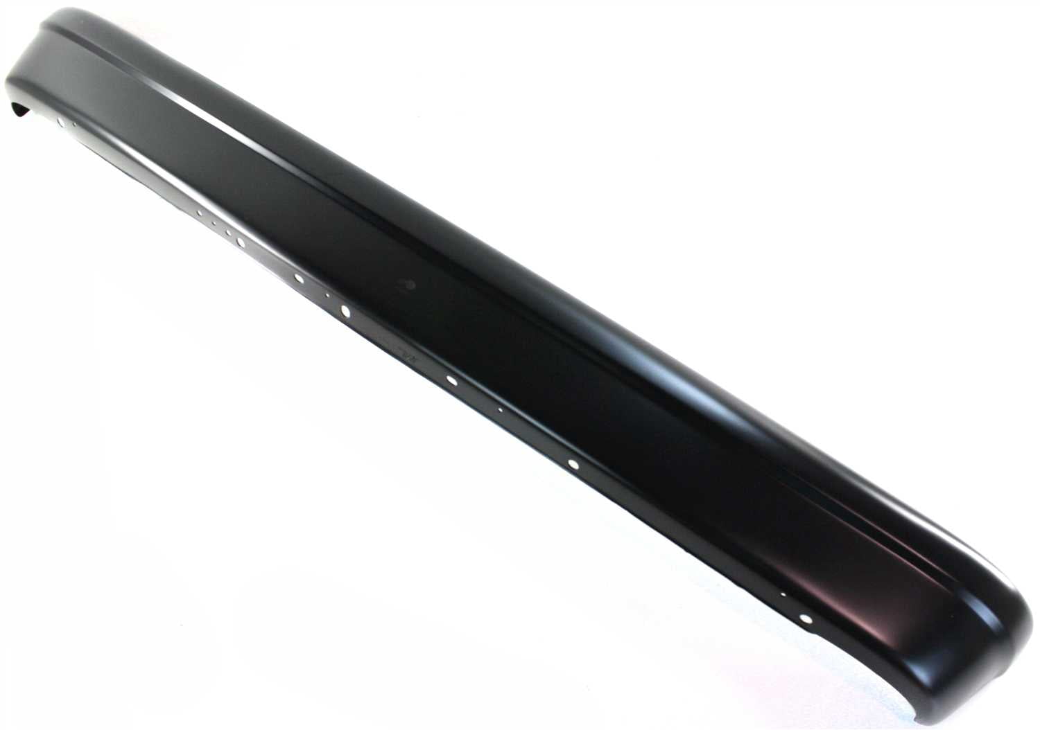 Replacement 7529 Bumper Compatible with 1992-1993 Ford E-150 Econoline Club Wagon Rear Standard Passenger Van Painted Black