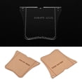 thumbnail image 3 of Peahefy Leather Template Transparent Acrylic DIY Hand-Made Lighter Storage Bag Craft Tool,Leather Template,Leather Bag Tool, 3 of 8
