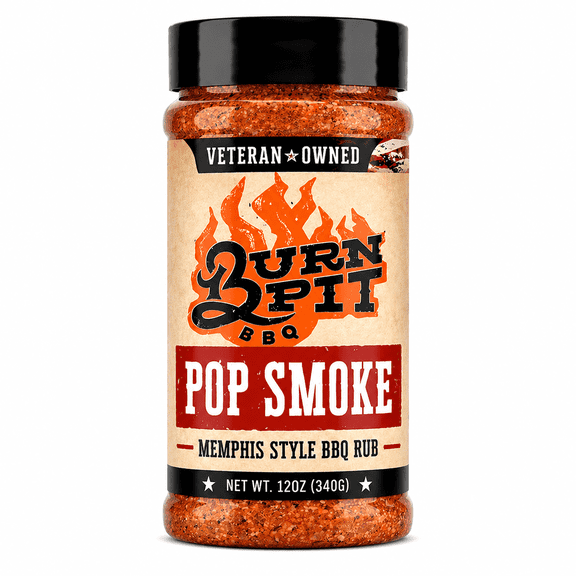 Burn Pit BBQ BBQ Rub and Seasoning Memphis Style Bold Sweet & Savory Spice Blend 12 oz