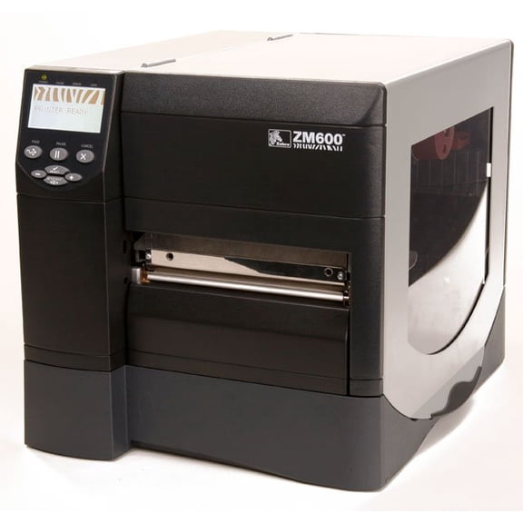 Restored Zebra ZM600-2001-0300T Industrial Thermal Label Printer 203 DPI, 6.6" Print Width, USB/Serial/Parallel/Ethernet Connectivity (Refurbished)