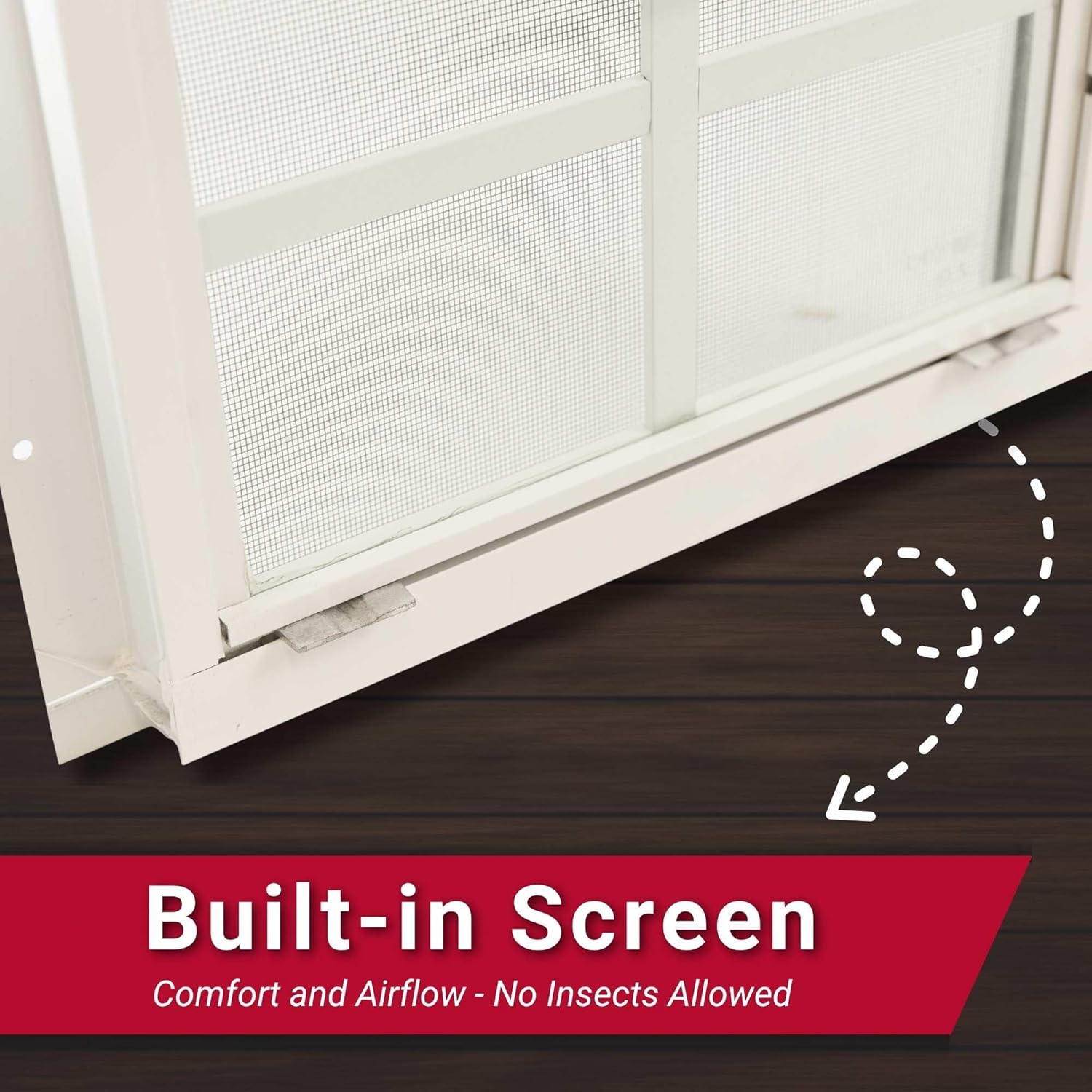 Shed Windows 18x27 (1-Pack) | Sliding Windows with Tempered Glass & Screens | Flush Mount, Black Aluminum Frames for Sheds, Chicken Coops & Playhouses