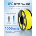 thumbnail image 6 of PLA 3D Printer Filament Beige 1.75mm 1.1KG Spool, High-Speed Printing up to 600mm/s, Extra 100g, Dimensional Accuracy +/- 0.02mm, Fit Most FDM Printers, 6 of 8