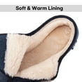thumbnail image 5 of LongBay Women's Adjustable Diabetic Slippers Memory Foam Arthritis Edema Fuzzy House Shoes, 5 of 7