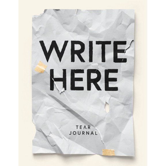 Pre-Owned Write Here Tear Journal, 200 Perforated Pages, Hardcover Notebook, 6x8.5 Easy Tear Pages (Hardcover) 1634893735 9781634893732