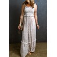 thumbnail image 4 of FOLUNSI Floral Lace Maxi Dress - Shirred, Elegant Fit, 4 of 7
