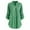 Green, variant on Idoravan Long Sleeve Shirts for Women Women Ladies Large Size Button Lace V Neck Long Sleeve Shirt Blous