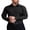 Black, variant on Men Button Down Long Sleeve Shirts Regular Fit Suit Shirt Business Dress Shirts Men