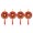 B, variant on YAOMOBB Chinese-style Hanging Decoration Exquisite Red Glitter Blessing Pendants 4Pcs 2024 Chinese New Year Decoration Set Home Supply