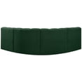 thumbnail image 3 of Meridian Furniture Arc Green Boucle Fabric Modular Sectional, 3 of 8