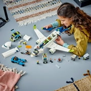 LEGO City Passenger Airplane 60367 Building Toy Set; Fun Airplane STEM Toy for Kids with a Large Airplane, Passenger Bus, Luggage truck, Container Loader, and 9 Minifigures