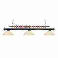 thumbnail image 2 of Z-Lite Shark 3 Light Billiard Light in Brushed Nickel, 2 of 3