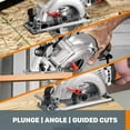 thumbnail image 3 of Sierra circular eléctrica compacta WORX WORXSAW 4.5 WX429L, 3 of 9