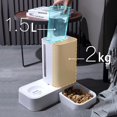 thumbnail image 4 of Jinsinto Automatic Cat Food Dispenser And Automatic Cat Water Dispenser 2 In 1 Set Feeders And Drinkers1.5l/2kg,blue, 4 of 5
