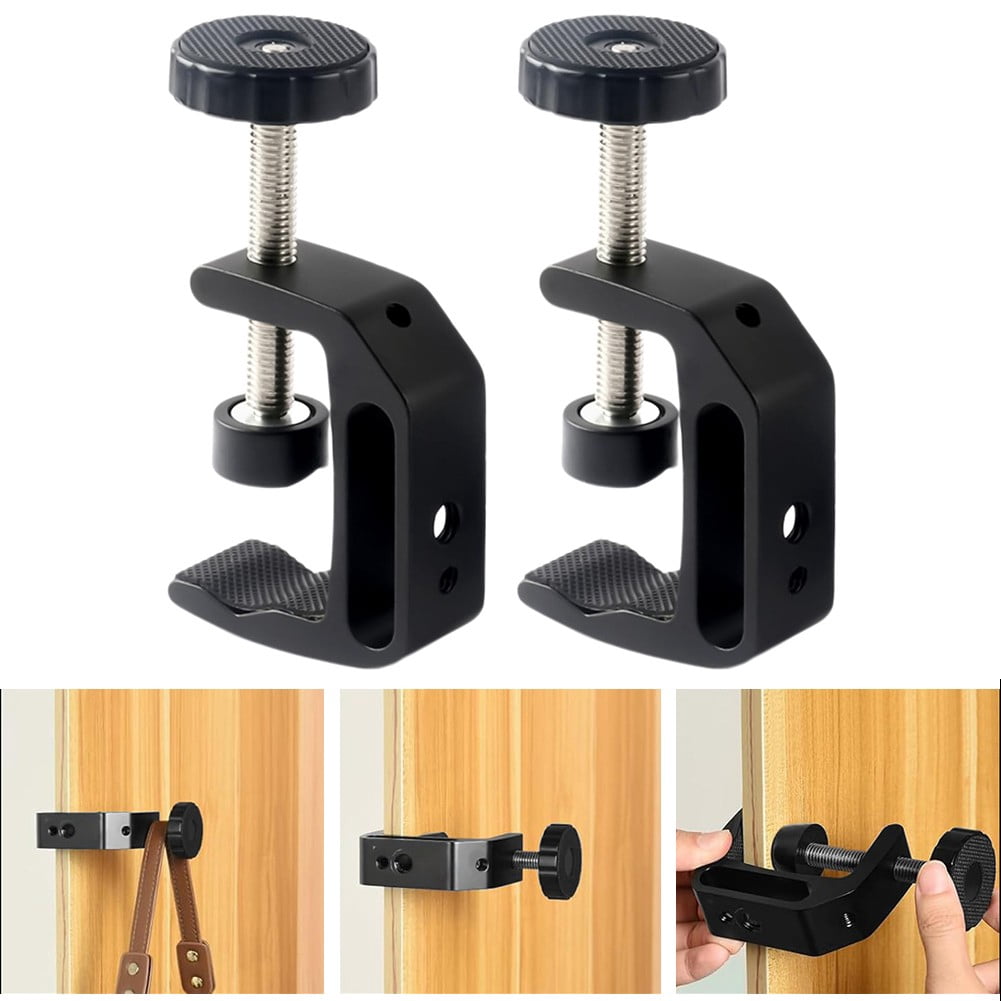 1/2Pcs Small C-Type Clamp Set Aluminum Alloy Table Clamp Screw Clamps Metal Woodworking Vise Grip Bench Vice Diy Tool 2Pcs Fangkenuo