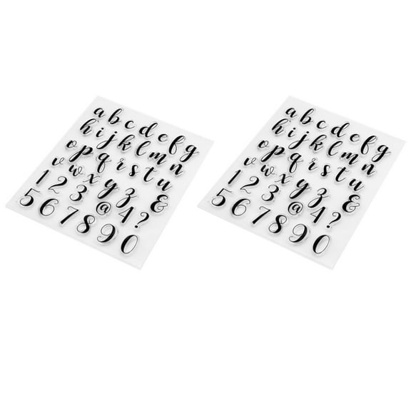 LITINKIMI Stamps Transparent 2Set 0.6In X 0.6In