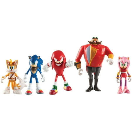 Sonic the Hedgehog Sonic Boom Multi-Figure Pack Action Figure Set, 5 Ct